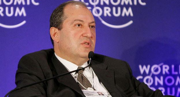 Армен Саргсян. Фото: Copyright World Economic Forum https://ru.wikipedia.org