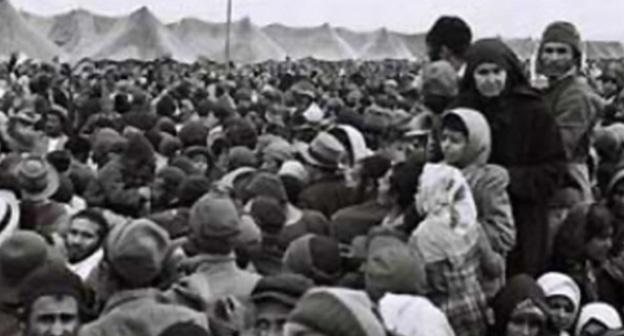 Депортация вайнахов, 1944 год. Фото: https://ru.wikipedia.org