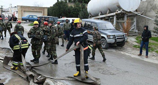 Пожар  в республиканском наркологическом центре в Баку. Фото Спутник / Мурад Orujov
https://sputnik.az/news/20180302/414269032/narkoloji-dispanserde-yanqin-olub-olenler-var.html