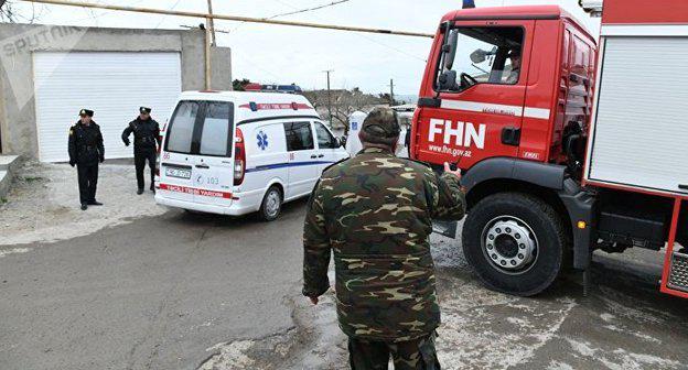 Пожар  в республиканском наркологическом центре в Баку. Фото Спутник / Мурад Orujov
https://sputnik.az/news/20180302/414269032/narkoloji-dispanserde-yanqin-olub-olenler-var.html