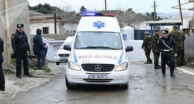 Пожар  в республиканском наркологическом центре в Баку. Фото Спутник / Мурад Orujov
https://sputnik.az/news/20180302/414269032/narkoloji-dispanserde-yanqin-olub-olenler-var.html