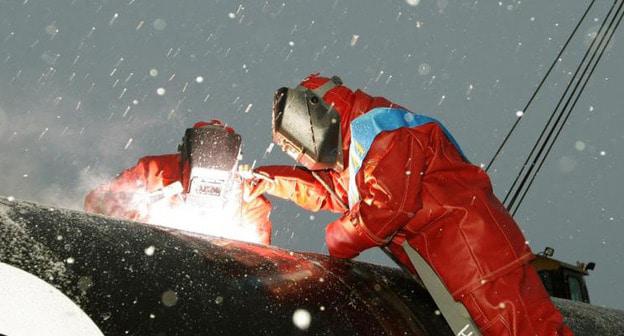 Устранение аварии на газопроводе. Фото пресс-службы ОАО «Газпром»