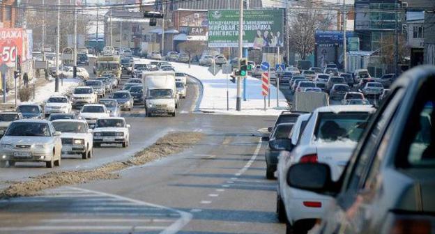 Транспортная пробка. Фото: Михаил Ступин / Югополис