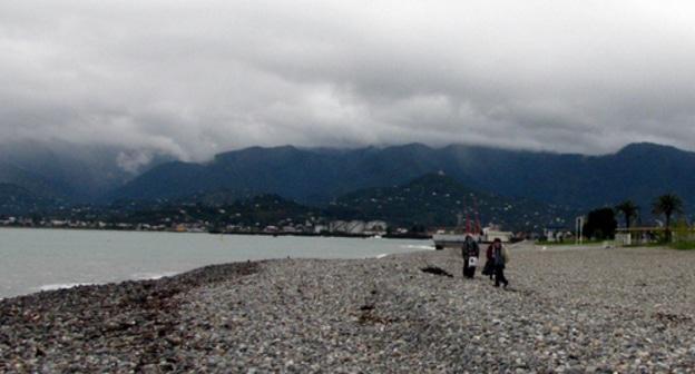 Берег моря в Батуми. Фото Юлии Кашеты для "Кавказского узла".