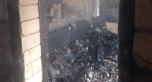 Сгоревший дом семьи Самошиных. Фото Елены Самошиной,https://vk.com/elenasamoshina34?w=wall145433740_12673