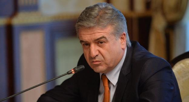 Карен Карапетян. Фото: пресс-служба правительства Армении. www.gov.am