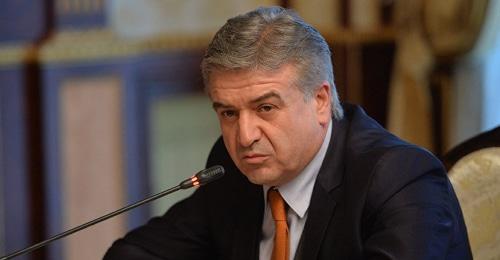 Карен Карапетян. Фото: пресс-служба правительства Армении. www.gov.am