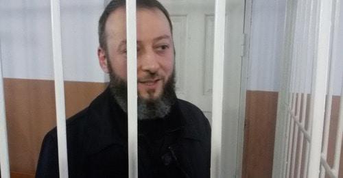 Магомед Хазбиев в суде. Фото Умара Йовлоя для "Кавказского узла"