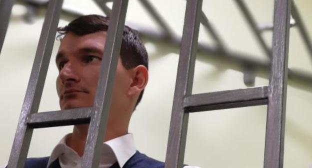 Александр Валов в суде в Сочи. Фото Светланы Кравченко для "Кавказского узла".