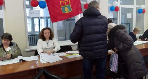 На избирательном участке №434 в Волгограде. 18 марта 2018 года. Фото Татьяны Филимоновой для "Кавказского узла".