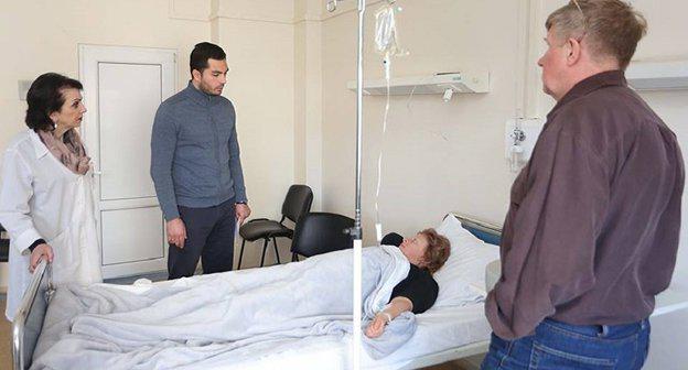 Пострадавшая в результате аварии на горнолыжном курорте Гудаури. Фото© Georgian National Tourism Administration

