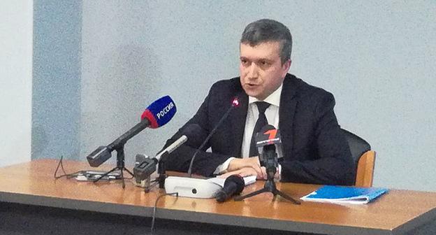 Председатель областной избирательной комиссии Волгоградской области Виктор Черячукин. Фото Татьяны Филимоновой для "Кавказского узла"