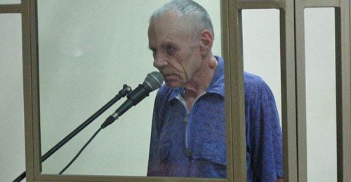 Алексей Сизонович в зале суда. Фото Константина Волгина для "Кавказского узла" 