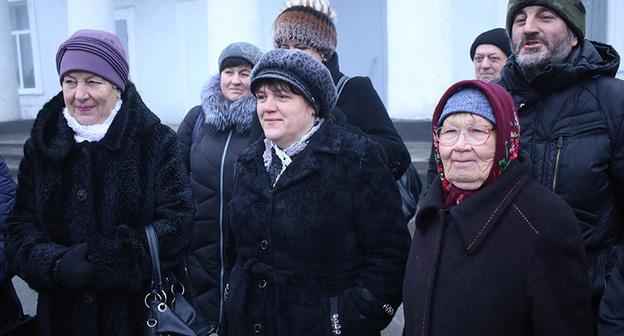 Пикет шахтеров Гуково. Март 2018 г. Фото Вячеслава Прудникова для "Кавказского узла"