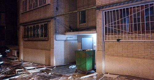 Подъезд после взрыва дома в Ростове-на-Дону. 26 марта 2018 г. Фото: Пресс-служба ГУ МЧС РОССИИ ПО РО