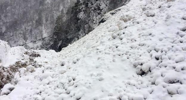 Сход лавин. Фото: Пресс-служба МЧС Дагестана https://www.riadagestan.ru