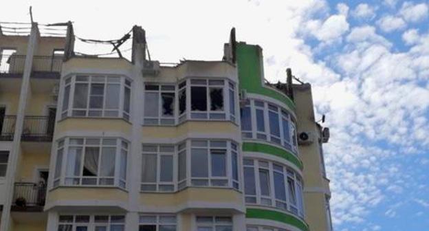 Пятиэтажка в Сочи после пожара. Фото Светланы Кравченко для "Кавказского узла".