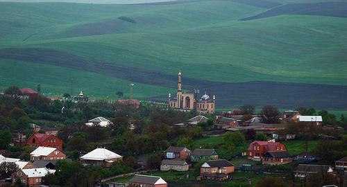 Село Экажево в Ингушетии. Фото Шалиец https://ru.wikipedia.org/wiki/Экажево