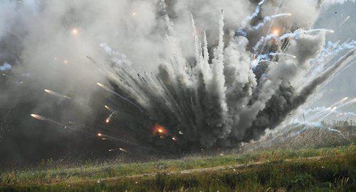Взрыв © Спутник / Mikhail Voskresensky https://sputnik.az/karabakh/20180329/414633529/minaaxtaranlarn-adlari-melum-oldu.html