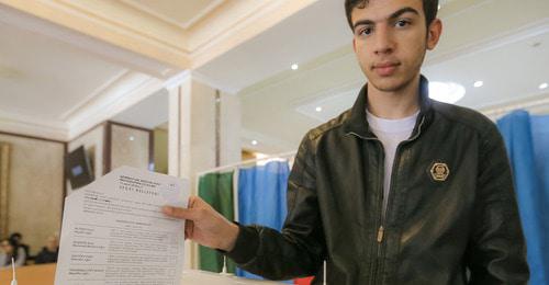 На одном из избирательных участков в Баку. 11 апреля 2018 года. Фото Азиза Каримова для "Кавказского узла"