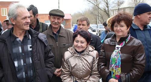 Участники пикета в Гуково 16 апреля 2018 года. Фото Вячеслава Прудникова для "Кавказского узла".