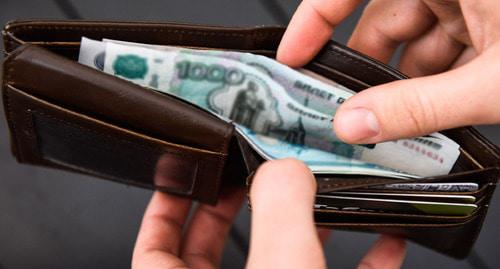 Кошелек с деньгами. Фото: Елены Синеок, Юга.ру