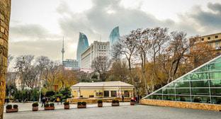 Вид на Trump Tower Baku. Фото Азиза Каримова для "Кавказского узла"