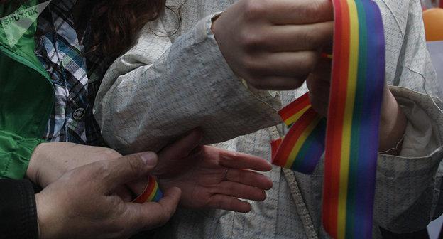 ЛГБТ-акция. Фото  Sputnik / Vadim Zhernov https://sputnik-georgia.ru/Tbilisi/20171106/238066336/Sportivnyj-LGBT-skandal-v-Gruzii-akcija-protesta-snova-proshla-v-Tbilisi.html