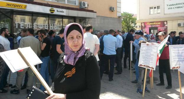 В центре Грозного. 9 мая 2018 г. Фото корреспондента "Кавказского узла"