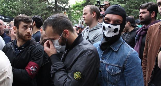 Участники контракции в Грузии. Тбилиси, 13 мая 2018 года. Фото Инны Кукуджановой для "Кавказского узла"
