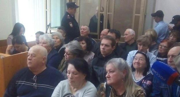 Пострадавшие дольщики в зале суда. Ростов-на-Дону, 14 мая 2018 г. Фото Валерия Люгаева для "Кавказского узла"