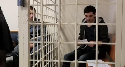 Александр Баженов в зале суда. Фото Светланы Кравченко для "Кавказского узла"