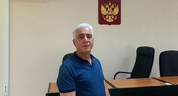 Расим Гулиев, брат подсудимого. Фото Веры Жердевой для "Кавказского узла"