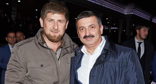Рамзан Кадыров (слева) и Рамзан Цицулаев. Фото Юлия Кочетова - https://uk.wikipedia.org/wiki/Цицулаєв_Рамзан_Лемаєвич 
