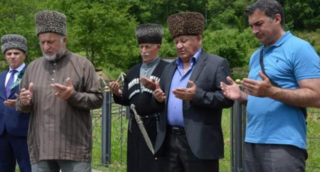 Молебен в ауле Большой Кичмай, 21 мая 2018 год. Фото: Аскер Сохт.