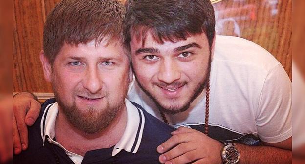 Рамзан Кадыров и его племянника Хамзат. Фото: https://www.instagram.com/kadyrov.team/?hl=tr 