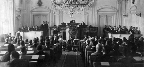 Учредительное собрание Грузии, 1919 год. Фото National Archives of Georgia, предоставлено пресс-службой правительства Грузии.