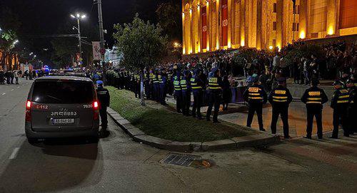 Акция протеста в Тбилиси. Фото: © Sputnik / Alexander Imedashvili