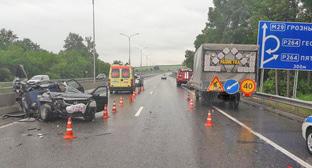 На месте ДТП на Ставрополье. 1 июня 2018 г. Фото: Пресс-служба УГИБДД по Ставропольскому краю