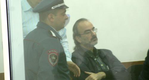 Жирайр Сефилян в зале суда. Фото Тиграна Петросяна для "Кавказского узла"