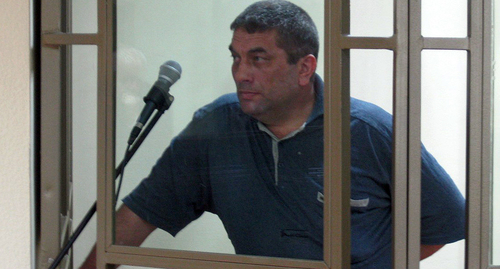 Бадрудди Даудов в ходе оглашения приговора. Фото Константина Волгина для "Кавказского узла"
