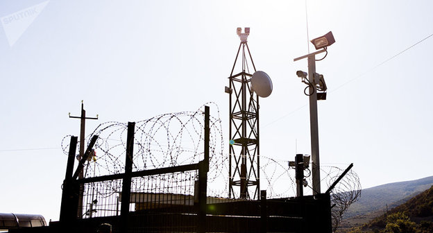 Граница Грузии и Южной Осетии. Фото Sputnik / Наталья Айриян
 https://sputnik-ossetia.ru/South_Ossetia/20180227/5893142.html