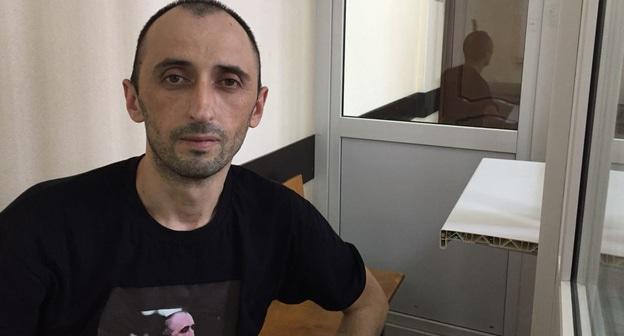 Михаил Савостин во время заседания в Минераловодском горсуде. 29 июня 2018 года. Фото предоставлено "Кавказскому узлу" адвокатом Виталием Зубенко