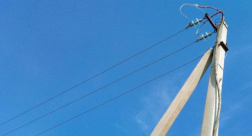 Высоковольтные провода. Фото Нины Тумановой для "Кавказского узла"