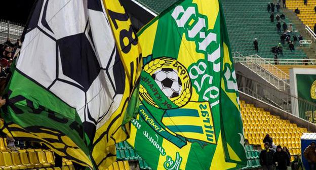 Флаг футбольного клуба "Кубань". Фото: Евгений Резник / Югополис