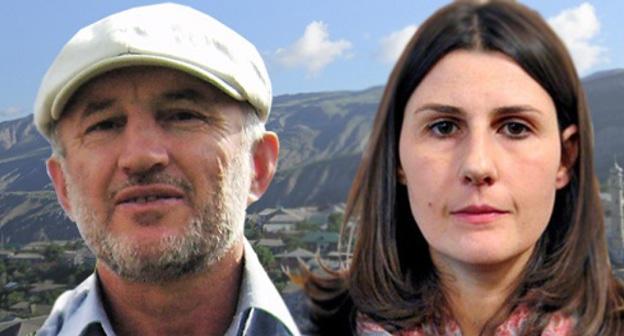 Ахмеднаби Ахмеднабиев, Екатерина Сокирянская. Коллаж "Кавказского узла". 