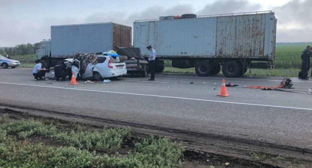 ДТП в Михайловском районе Волгоградской области. Фото предоставлено пресс-службой регионального ГУ МВД https://34.мвд.рф/%D0%BD%D0%BE%D0%B2%D0%BE%D1%81%D1%82%D0%B8/item/13873789