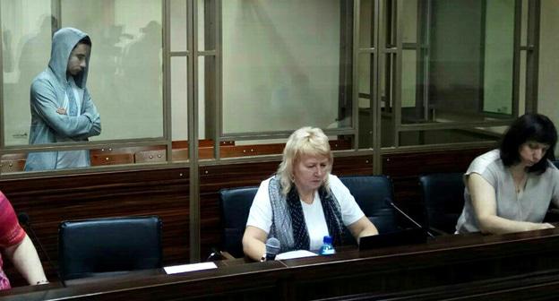 Павел Гриб в зале суда. Фото Константина Волгина для "Кавказского узла"