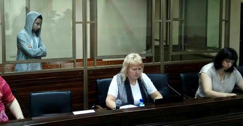 Павел Гриб в зале суда. Фото Константина Волгина для "Кавказского узла"