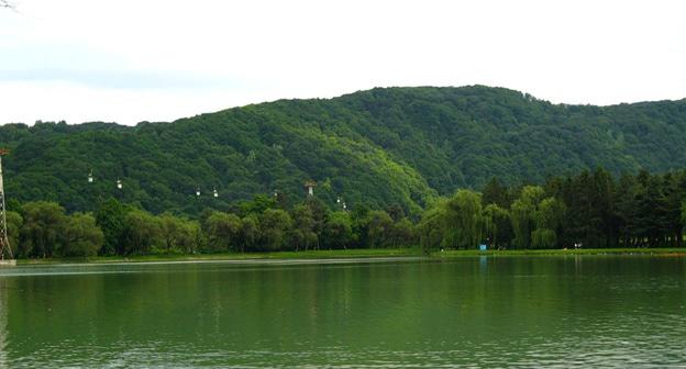 Курортное озеро в Нальчике. Фото: Aslan595 https://ru.wikipedia.org